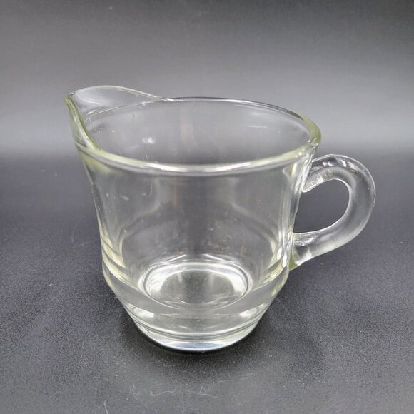 Vintage Creamers Syrup Pitchers Condiment And Sugar Bowl Servers Clear Glass - Picture 4 of 16